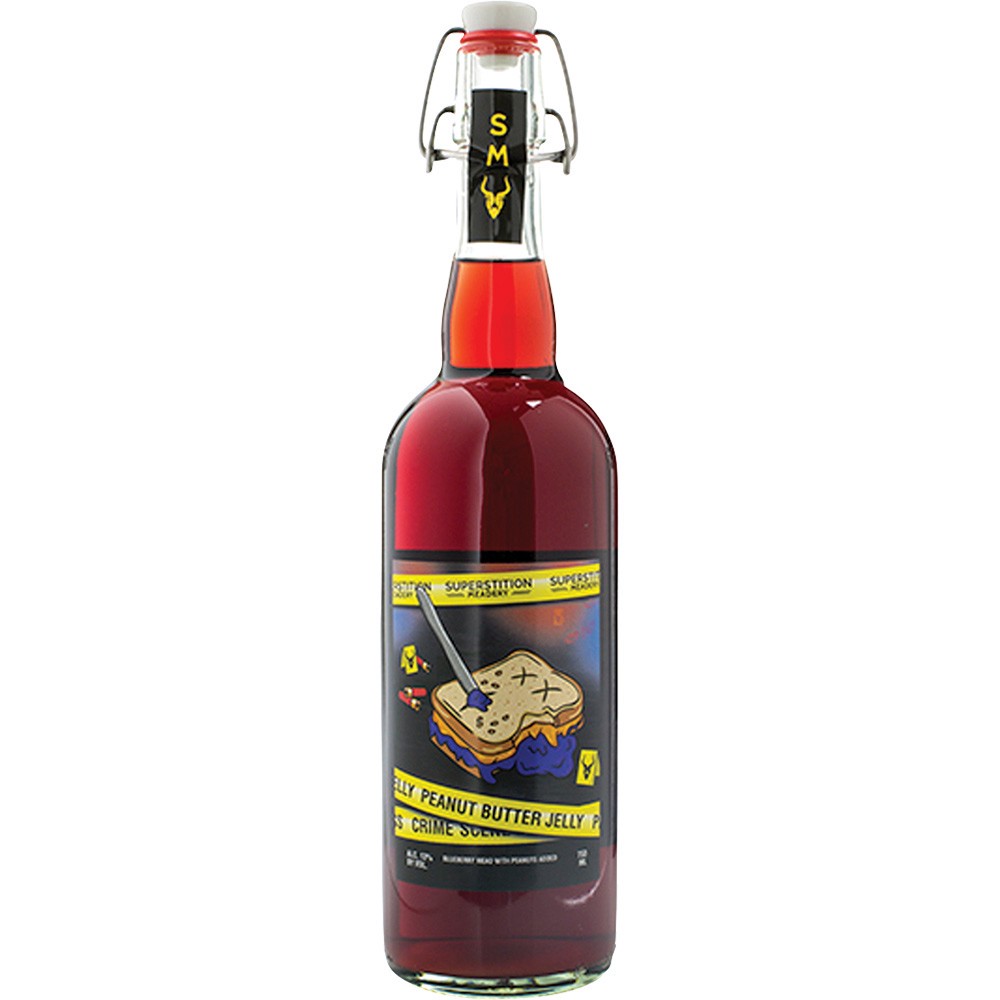 slide 1 of 1, Superstition Meadery Superstition Pbj Crime, 750 ml