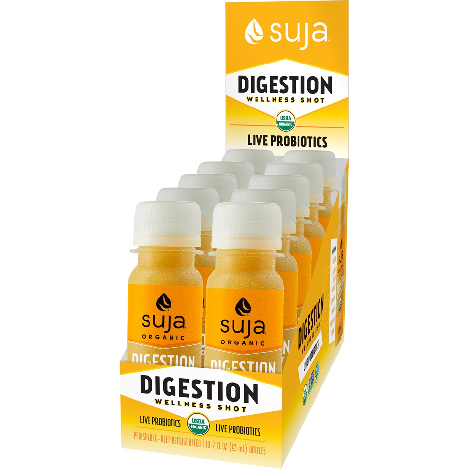 Suja Organic Digestion Shot with Ginger & Probiotics, ColdPressed 2 fl