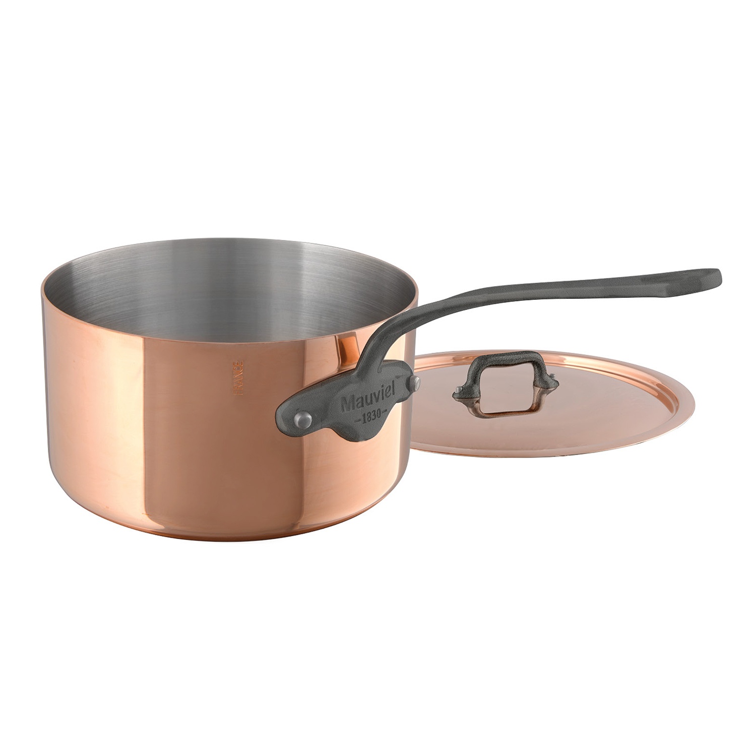 slide 1 of 1, Mauviel M150c2 Saucepans with Lids, Copper, 1 ct