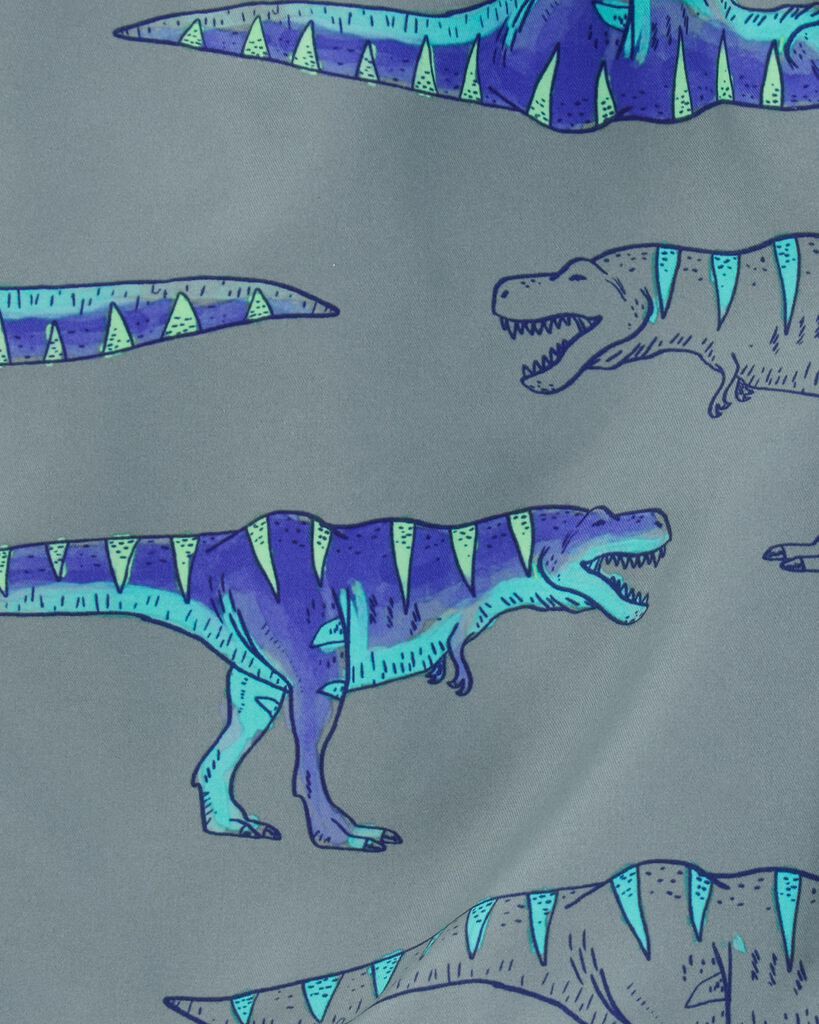 slide 3 of 3, Carter's Kid Dinosaur Swim Trunks Grey 4, 1 ct