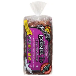 Food for Life Ezekiel 4:9 Flourless Sprouted Grain Cinnamon Raisin Bread 24 oz