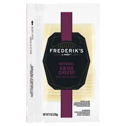 FREDERIKS BY MEIJER Frederik's by Meijer Natural Swiss Deli Style Cheese Slices, 8 oz
