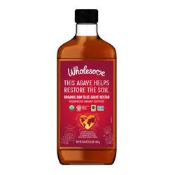 Wholesome Organic Raw Blue Agave Nectar 18.5 oz