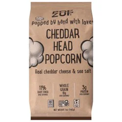Pop Zup Cheddar Head Popcorn 5 oz