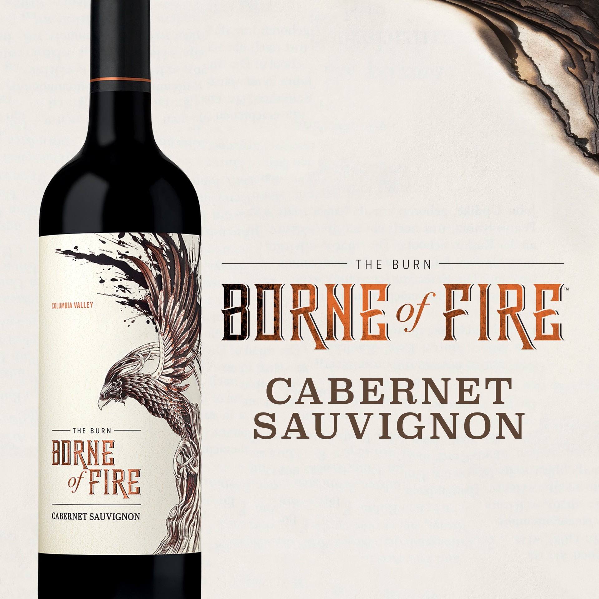 slide 6 of 7, Borne of Fire Cabernet Sauvignon, Red Wine, 750 mL Bottle, 750 ml