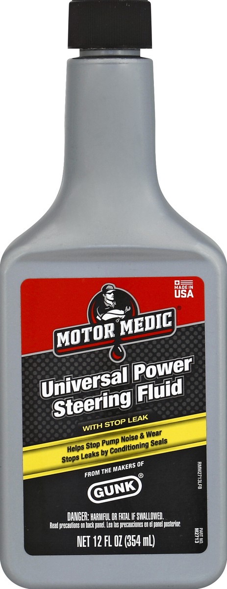 slide 4 of 4, Motor Medic Power Steering Fluid 12 oz, 12 oz