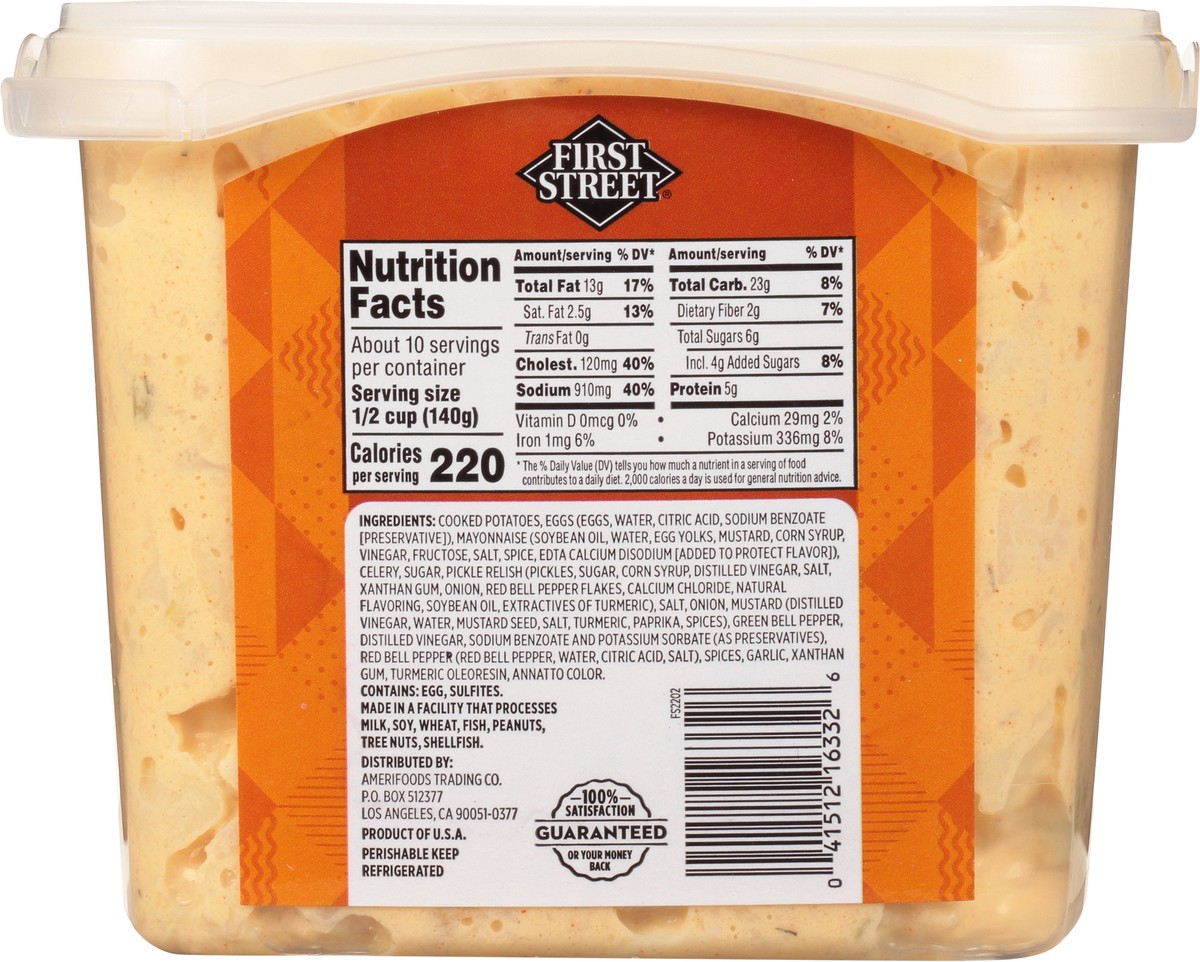 slide 11 of 13, First Street Deviled Egg Potato Salad, 3 lb