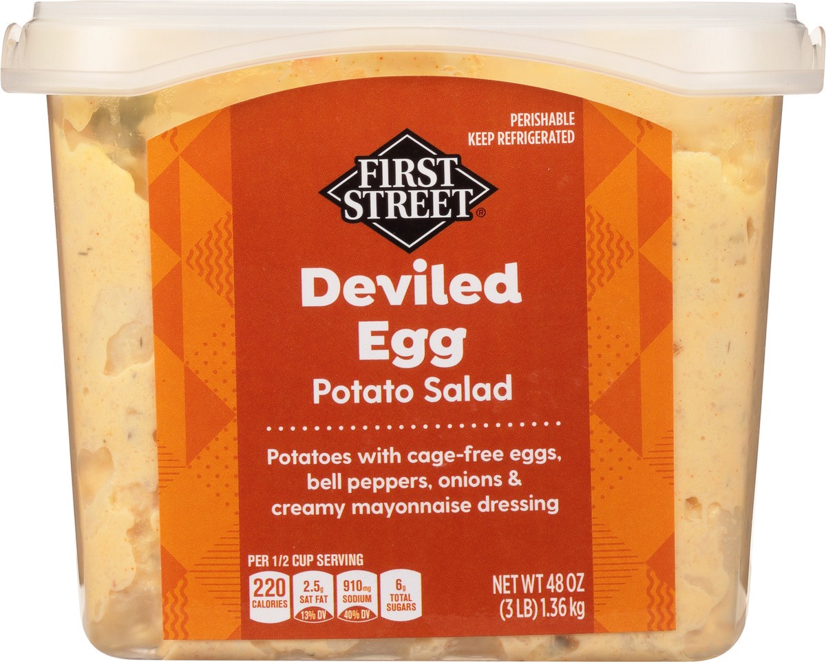 slide 12 of 13, First Street Deviled Egg Potato Salad, 3 lb