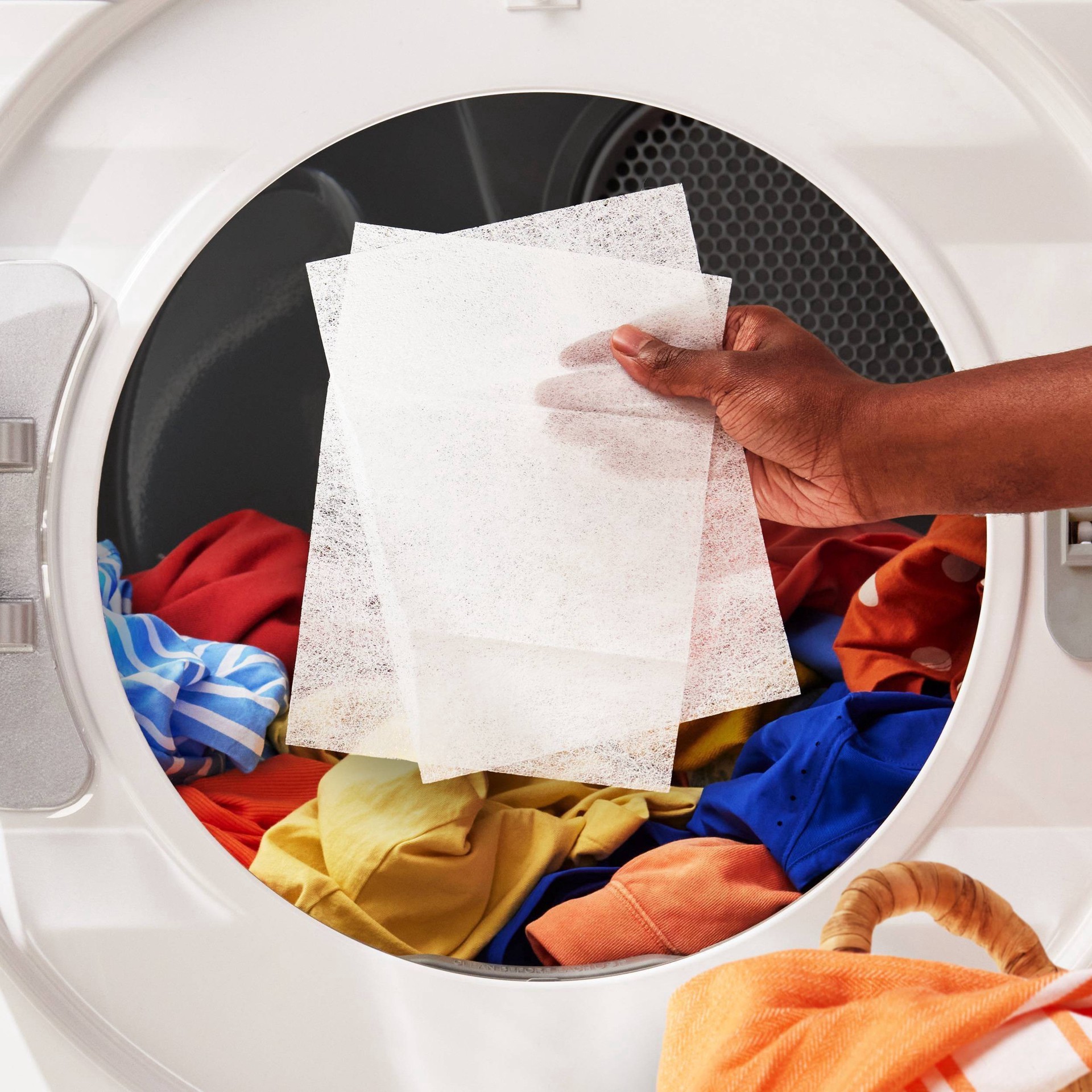 slide 4 of 15, Bounce Dryer Sheets, 160 count, Outdoor Fresh Scent, Fabric Softener Sheets, Reduces Static, Softens and Fights Wrinkles, 160 ct