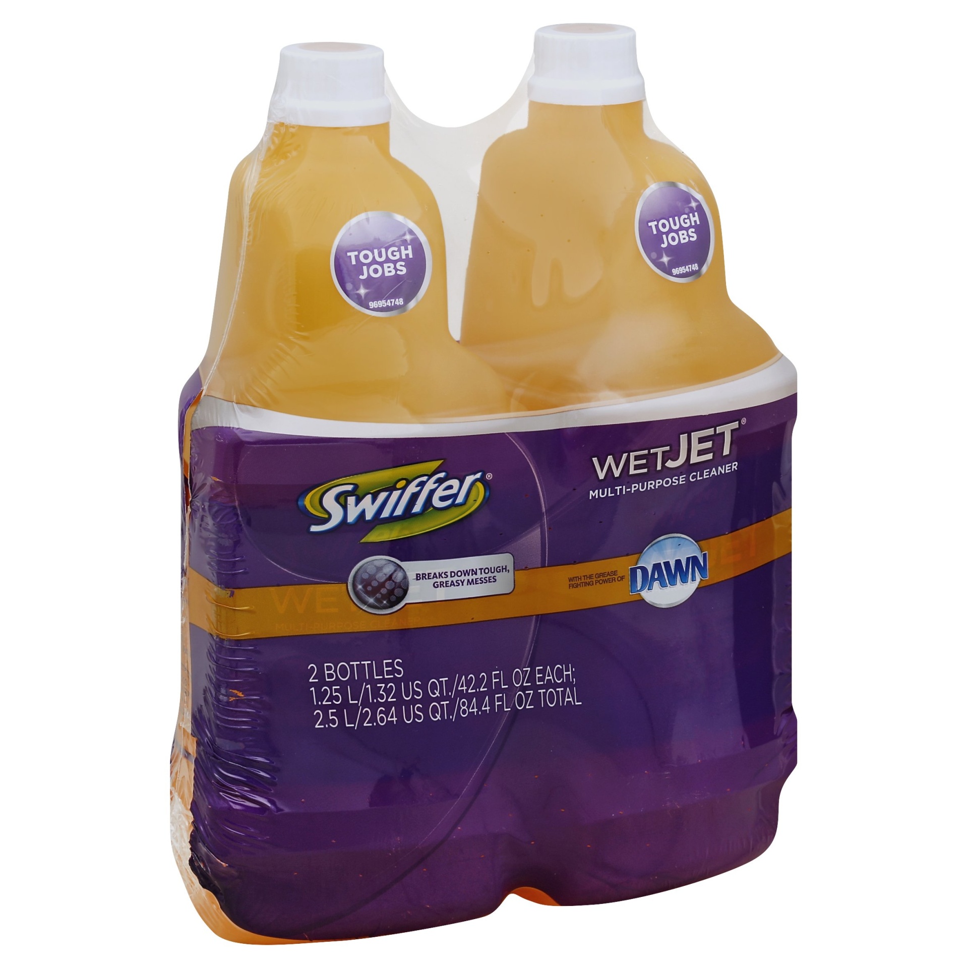 slide 1 of 2, Swiffer Wet Jet With Febreze Freshness Sweet Citrus And Zest Floor Cleaner Refill, 2 ct