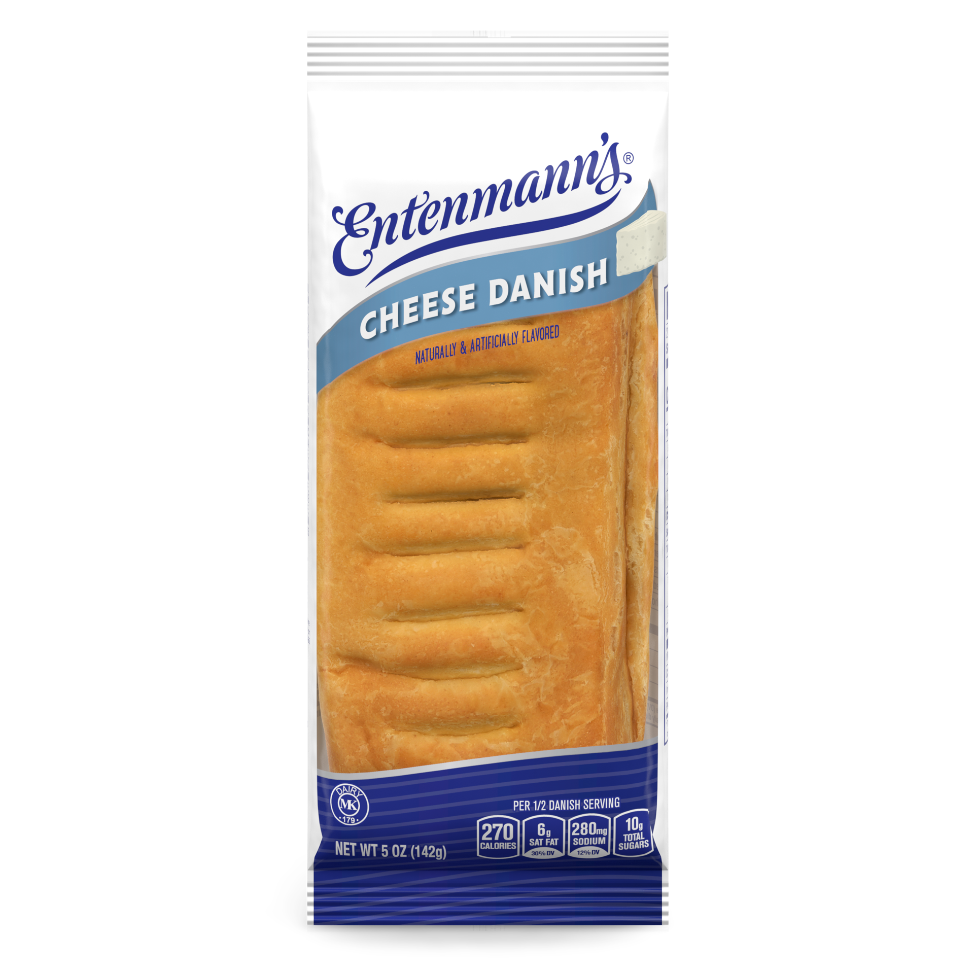 slide 1 of 9, ENTENMANNS Cheese Danish, 1 cnt