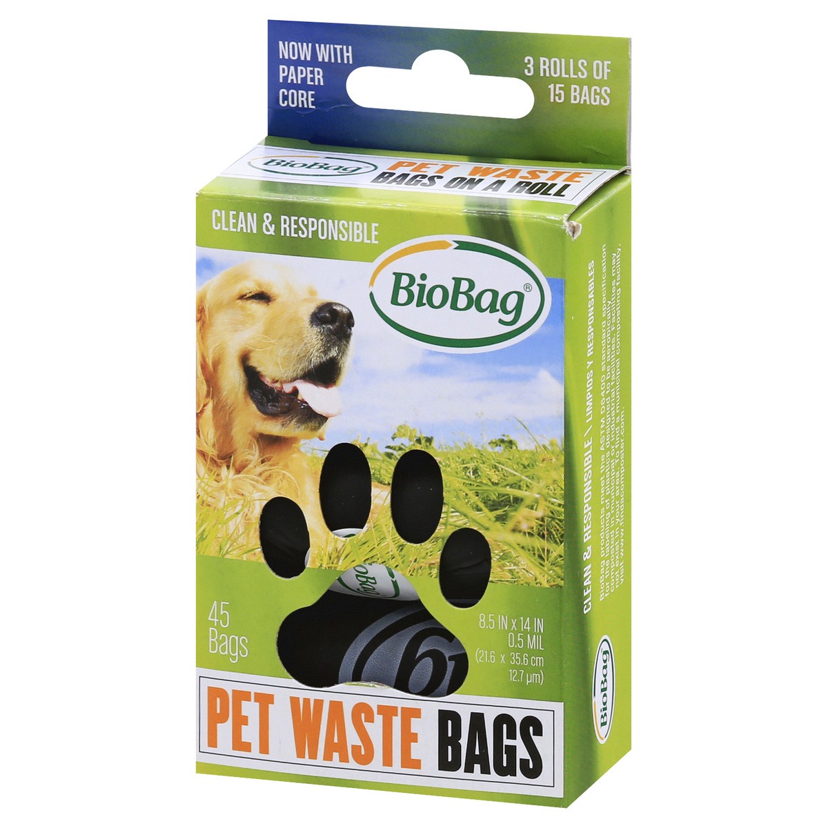 slide 3 of 9, BioBag Bio Bag Dog Waste, 45 ct