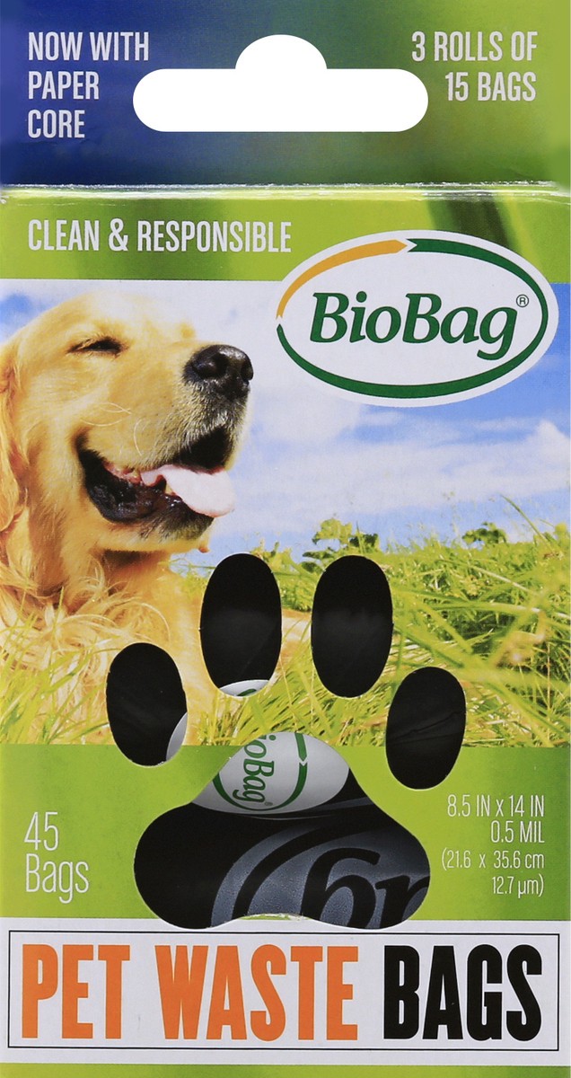 slide 6 of 9, BioBag Bio Bag Dog Waste, 45 ct