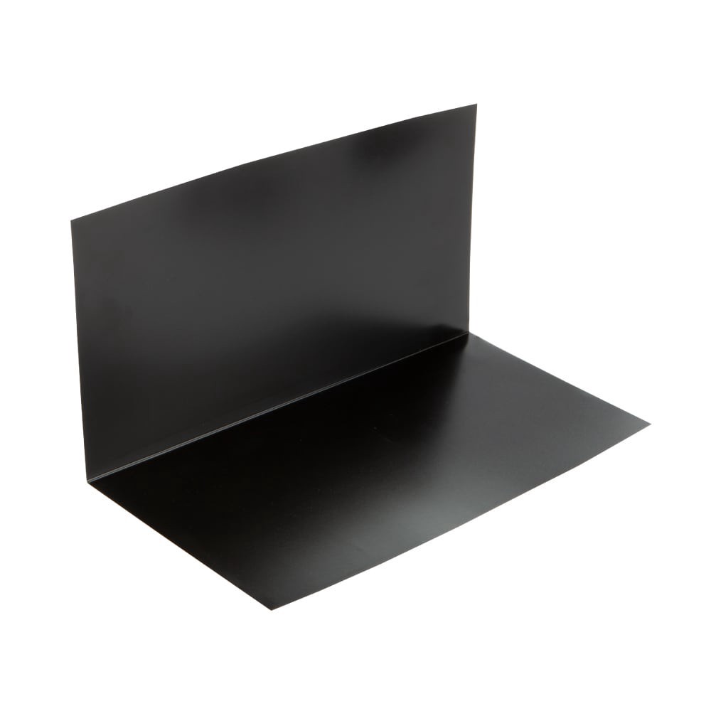 slide 1 of 5, Amerimax 4-in x 8-in Black Aluminum Step Flashing, 1 ct