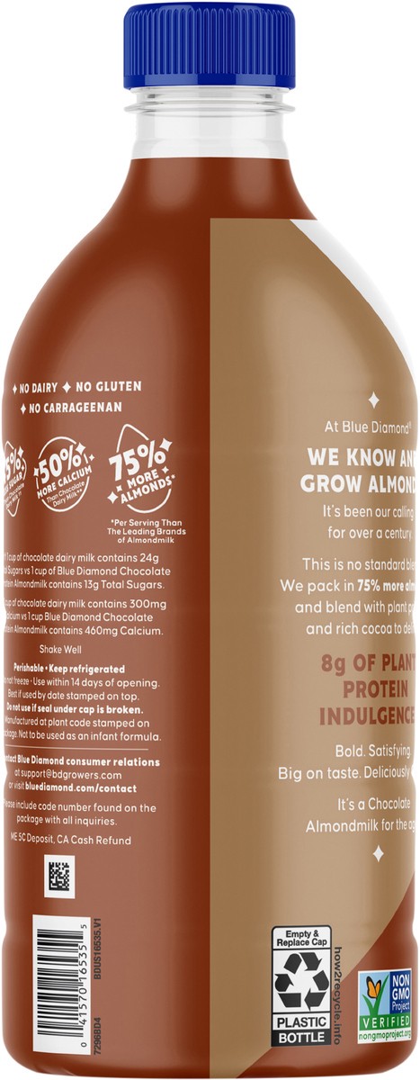 slide 10 of 15, ALMOND BREEZE CHOC PROTEIN MILK, 48 oz