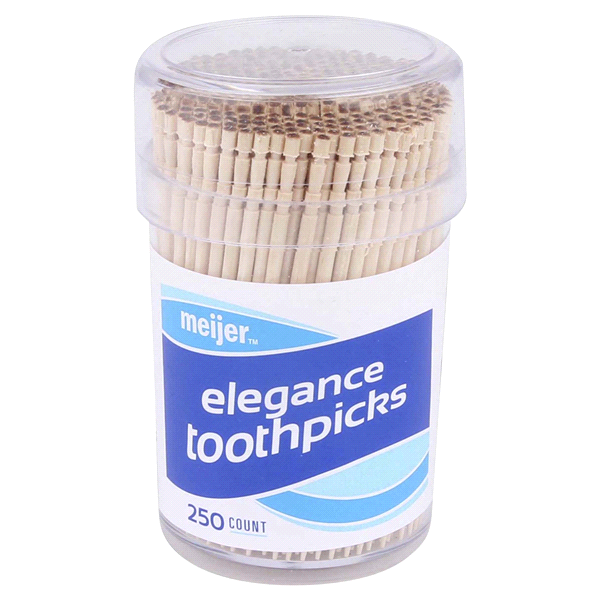 slide 1 of 1, Meijer Elegance Toothpicks, 250 ct