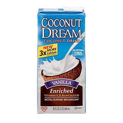 slide 1 of 10, Coconut DREAM Vanilla Coconut Milk, 32 fl oz