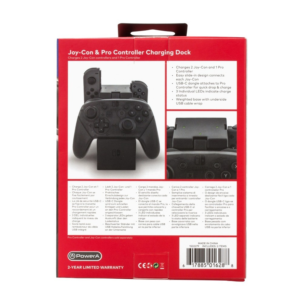 slide 6 of 6, Power A Joy-Con & Pro Controller Charging Dock for Nintendo Switch, 1 ct