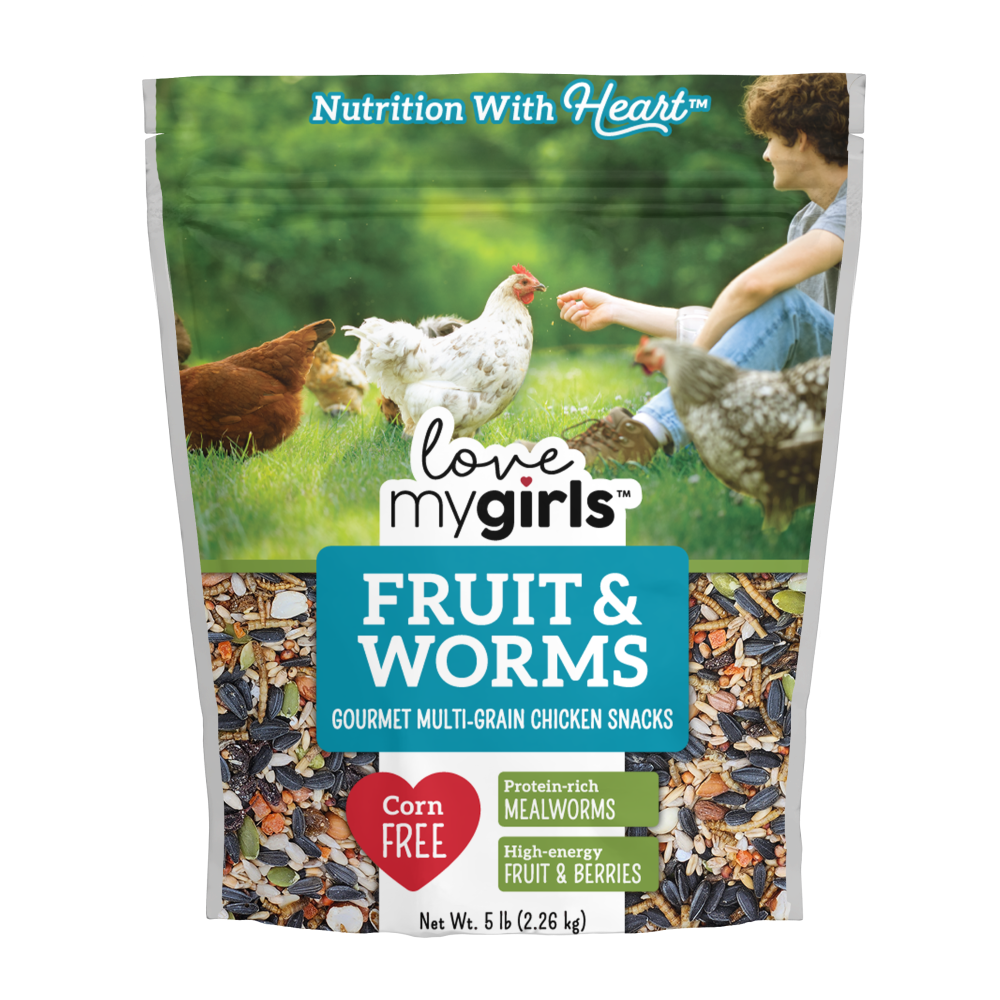 slide 1 of 1, Audubon Park Fruit & Worms Chicken Snack Bird Food, 5 lb