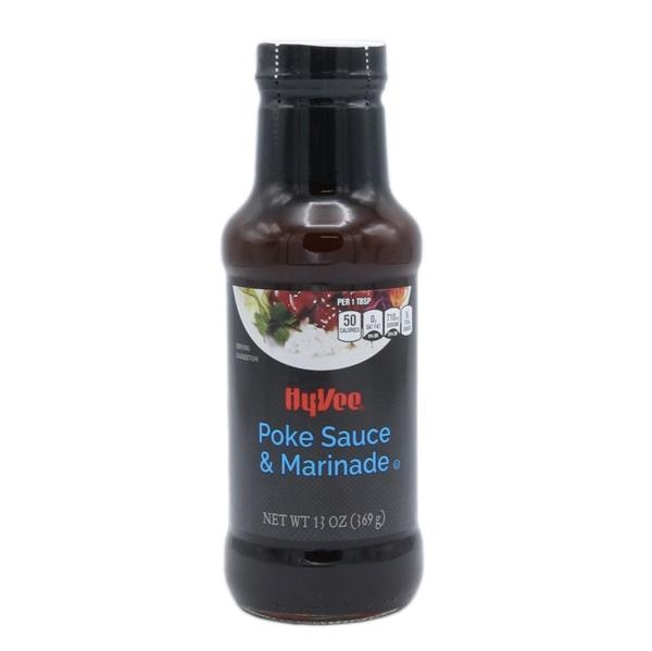 slide 1 of 1, Hy-Vee Poke Sauce & Marinade, 13 oz