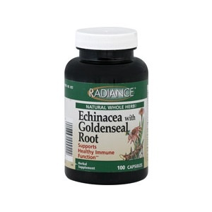 slide 1 of 1, Radiance Echinacea with Goldenseal Root Capsules, 100 ct