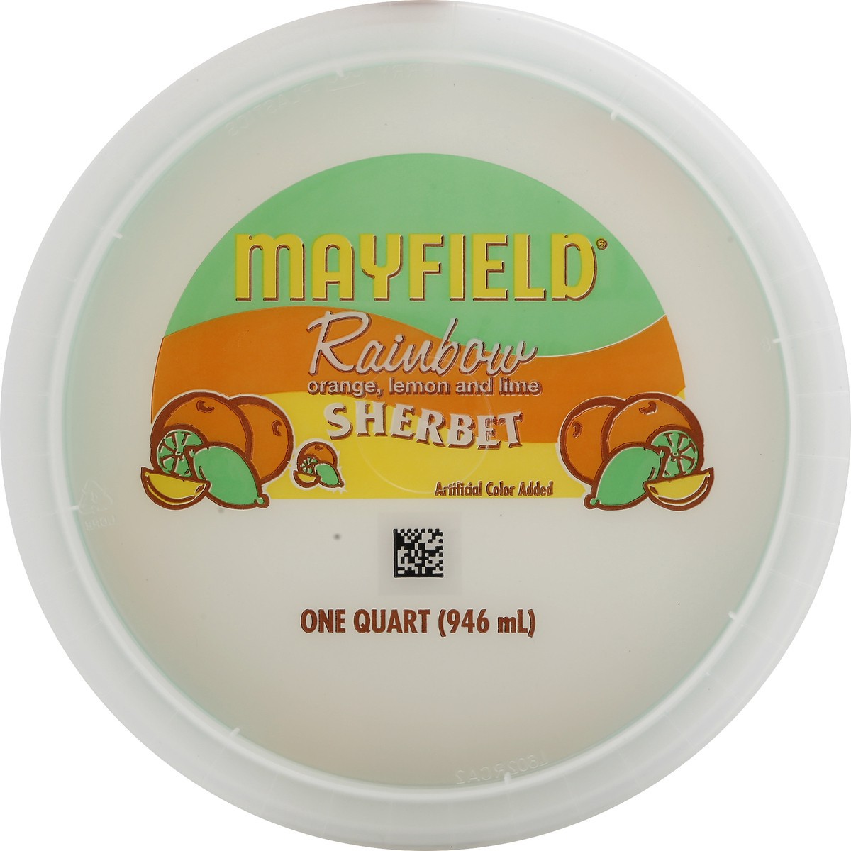 slide 9 of 9, Mayfield Rainbow Sherbet 1 qt, 1 qt