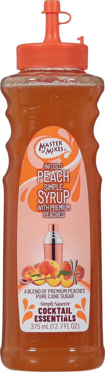 slide 7 of 9, Master of Mixes Infused Premium Peaches Peach Syrup 12.7 fl oz, 375 ml