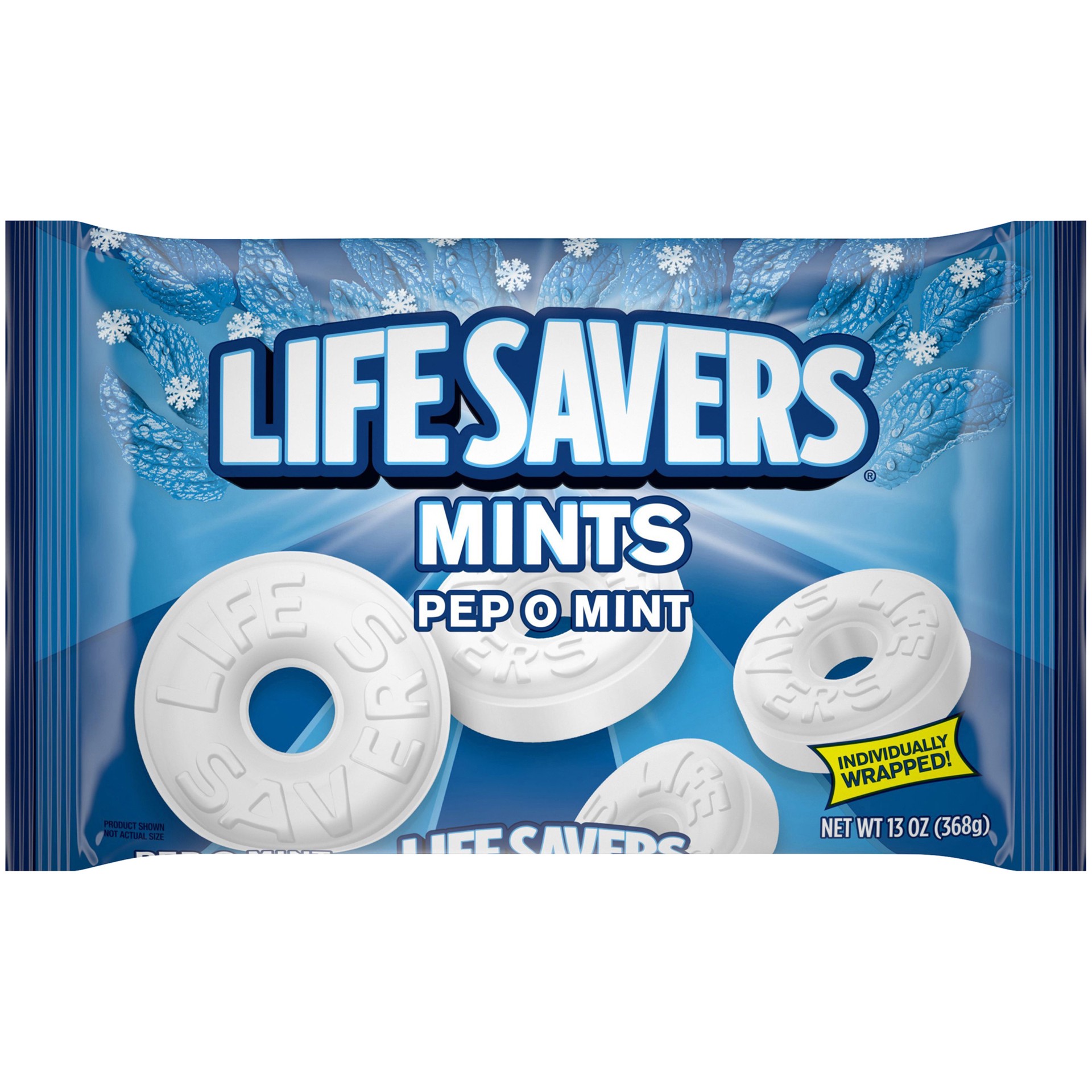 slide 1 of 5, Life Savers Lifesavers Pep O Mint Bag Hard Candy, 13 oz