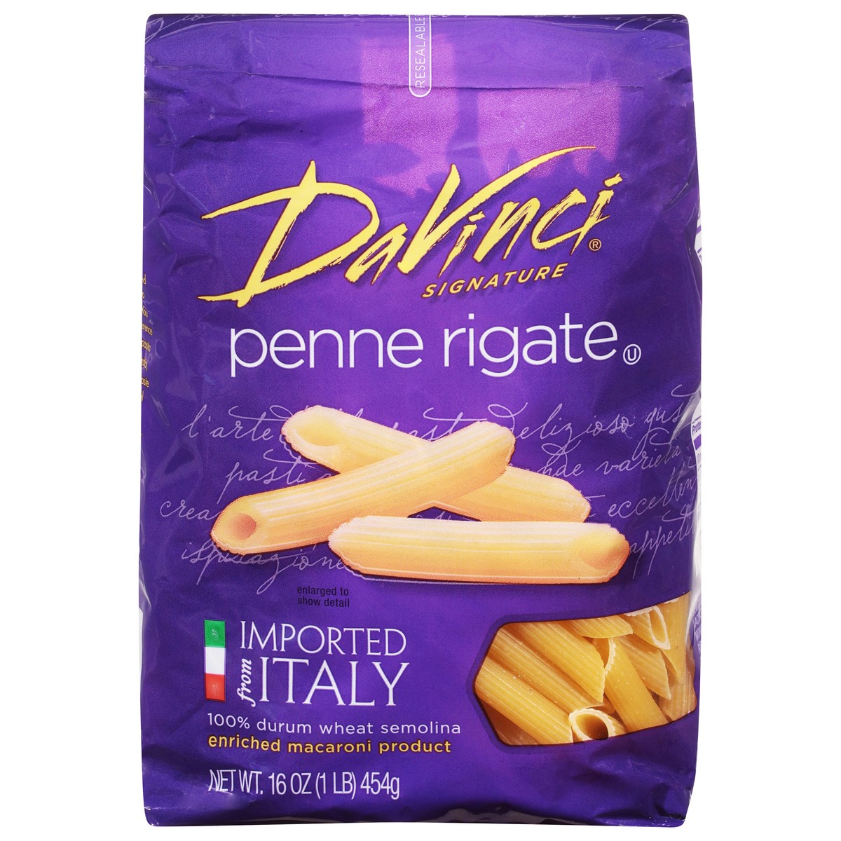 slide 1 of 9, Davinci Pasta Penne Rigate, 16 oz