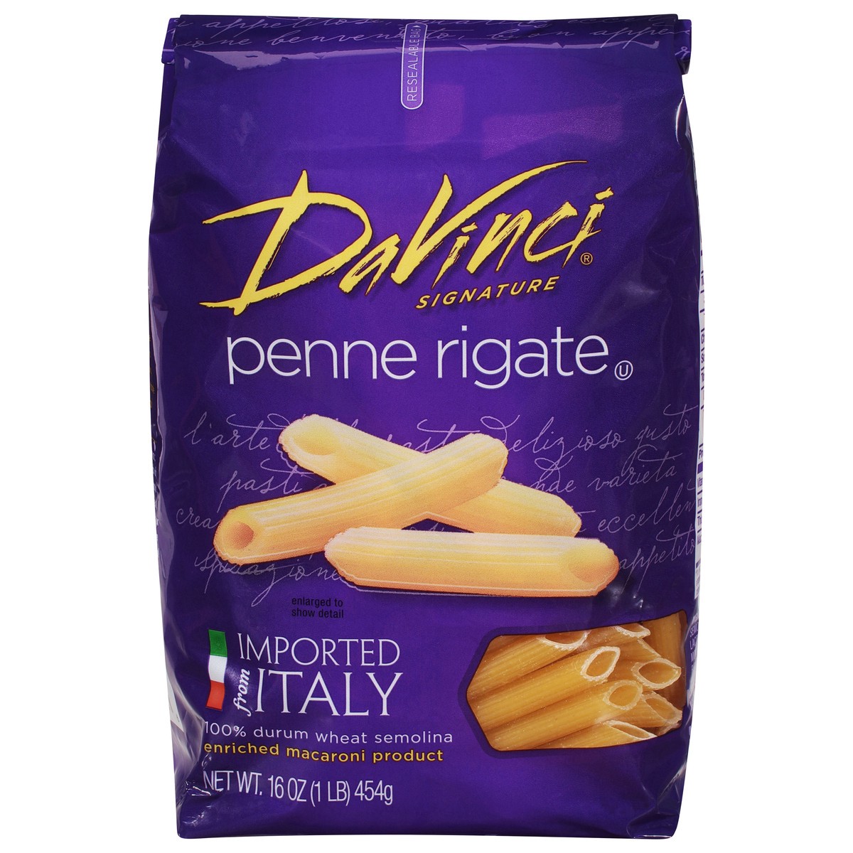 slide 1 of 9, Davinci Pasta Penne Rigate, 16 oz