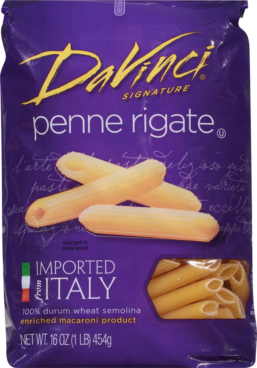 slide 5 of 9, Davinci Pasta Penne Rigate, 16 oz