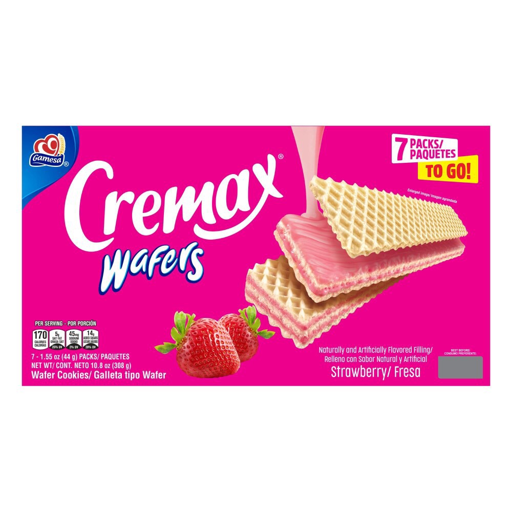 slide 4 of 6, Gamesa Crmx Strwbry Cookies, 10.8 oz