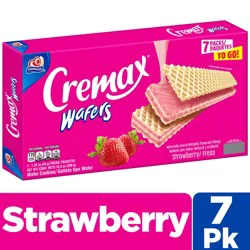 Gamesa Cremax Wafer Cookies Strawberry 10.8 oz, 7 Count