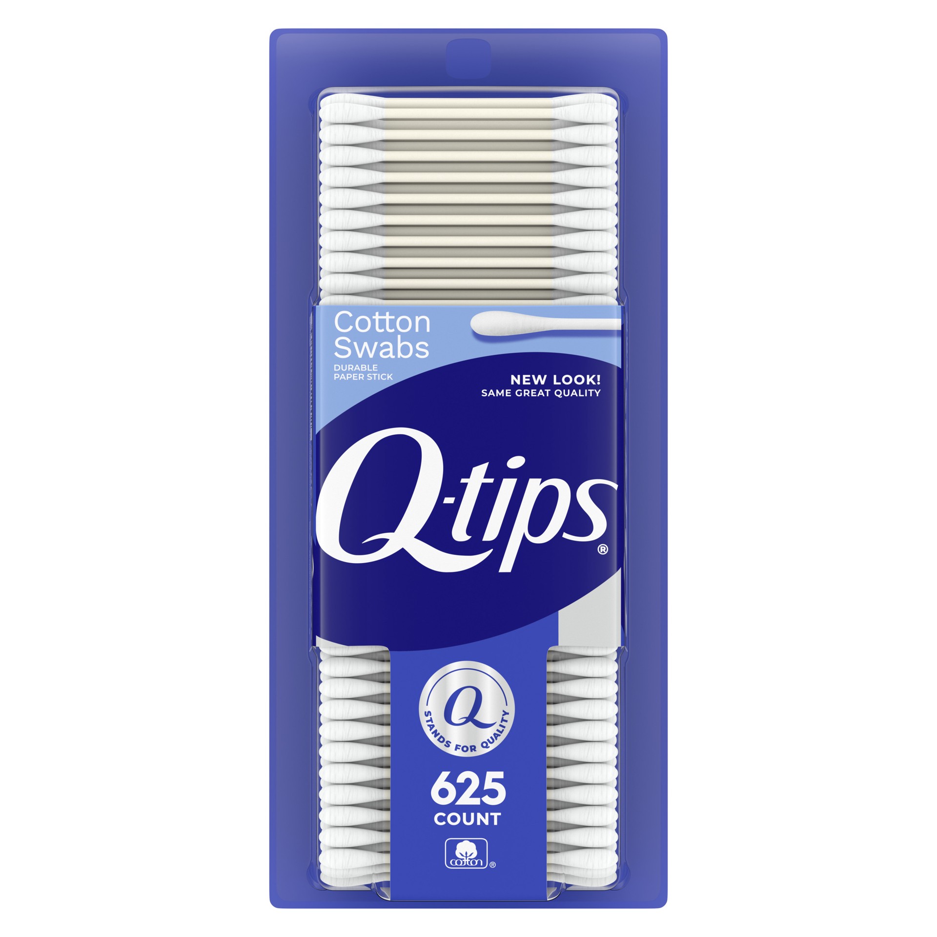 slide 1 of 3, Q-Tips Cotton Swabs Original, 625 Count, 625 ct