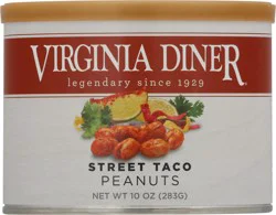 Virginia Diner Street Taco Peanuts 10 oz Can