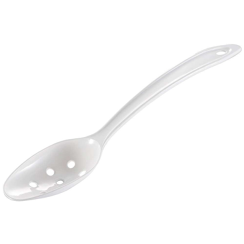 slide 1 of 1, Hutzler Perforated Spoon - White, 11 in