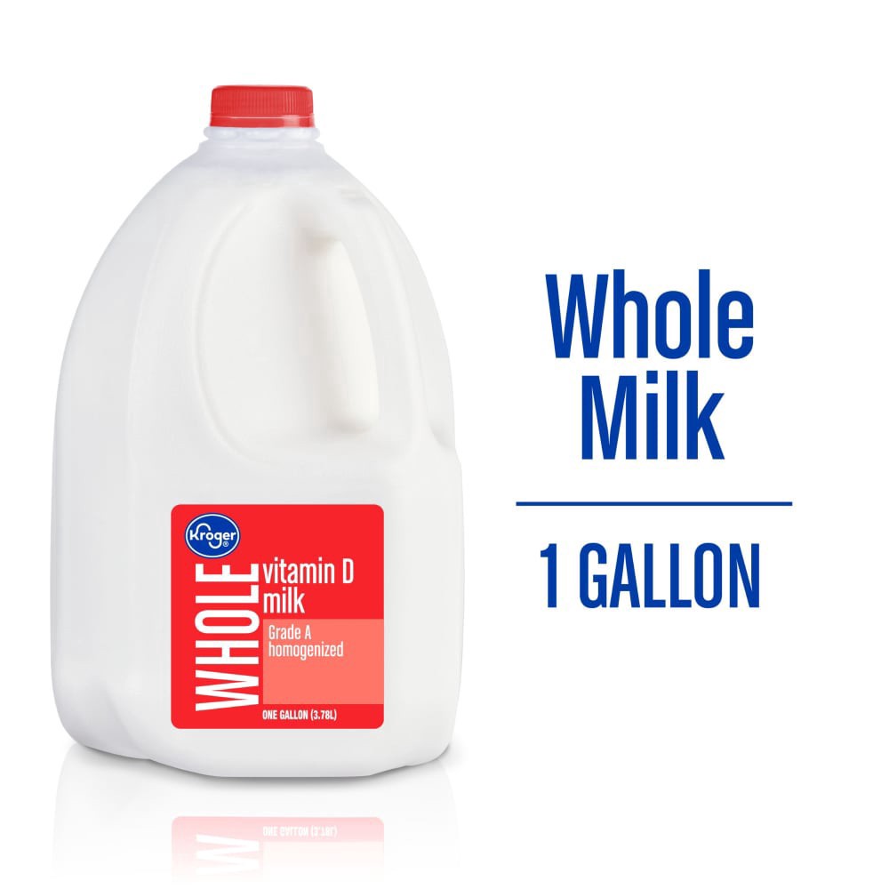 slide 2 of 4, Kroger Vitamin D Whole Milk, 1 gal