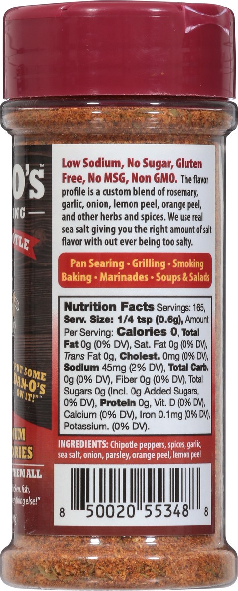 slide 8 of 9, Dan-O's Chipotle Seasoning 3.5 oz, 3.5 oz