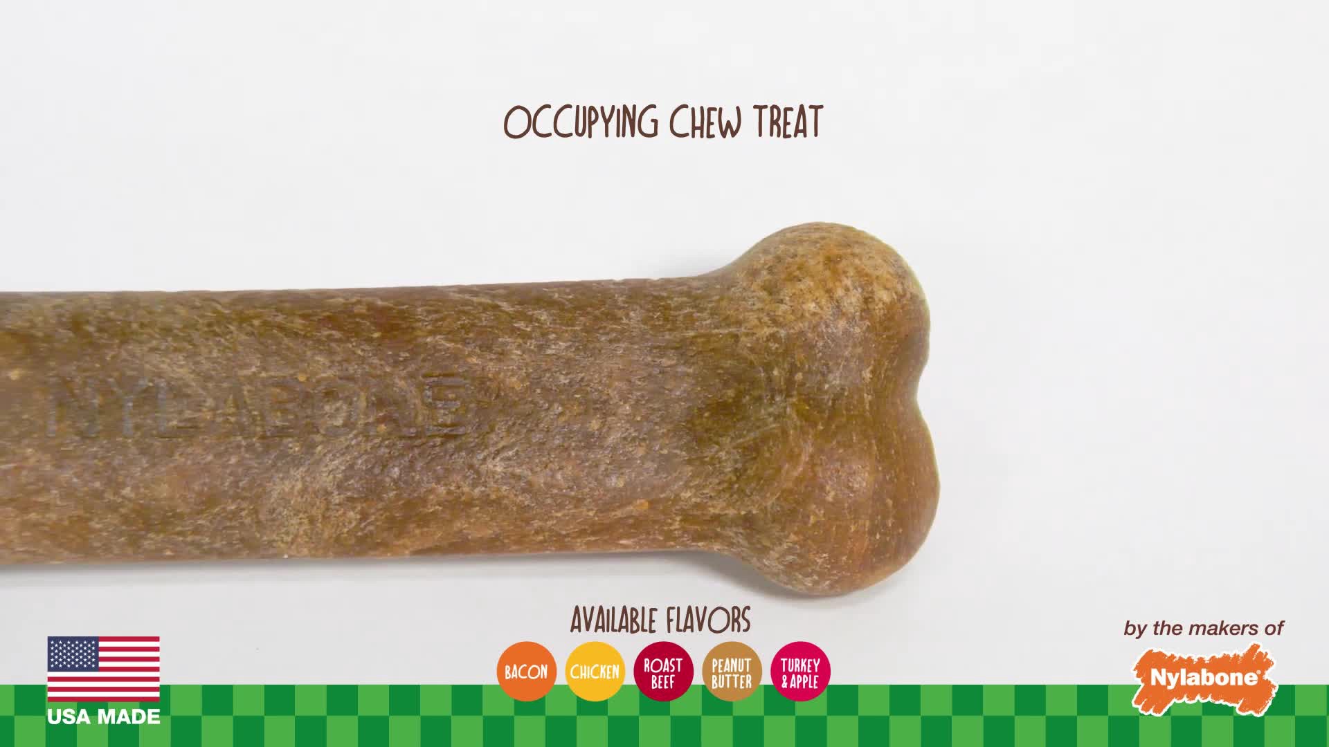 slide 3 of 10, Nylabone Healthy Edibles All-Natural Long Lasting Roast Beef and Chicken Dog Chew Treats Variety Small/Regular - Up to 25 Ibs.(12 Count), 12 ct