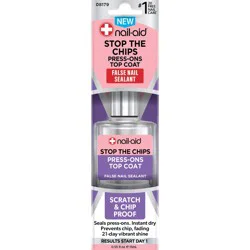 Nail Aid Stop The Chips Press-Ons Top Coat - False Nail Sealant