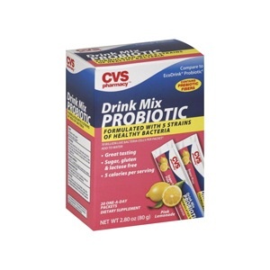 slide 1 of 1, CVS Pharmacy CVS Health Probiotic Drink Mix, Pink Lemonade, 20 ct
