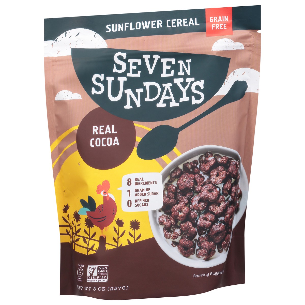 slide 5 of 9, Seven Sundays Grain Free Real Cocoa Sunflower Cereal 8 oz, 8 oz