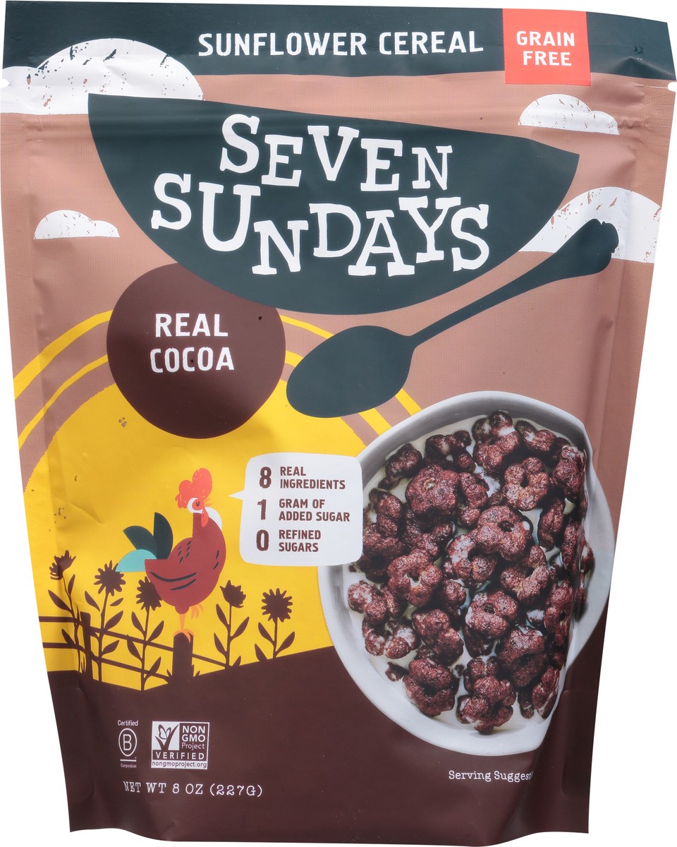 slide 6 of 9, Seven Sundays Grain Free Real Cocoa Sunflower Cereal 8 oz, 8 oz