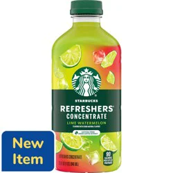 Starbucks Refreshers Concentrate Lime Watermelon Refreshing Drink Cold Drinks