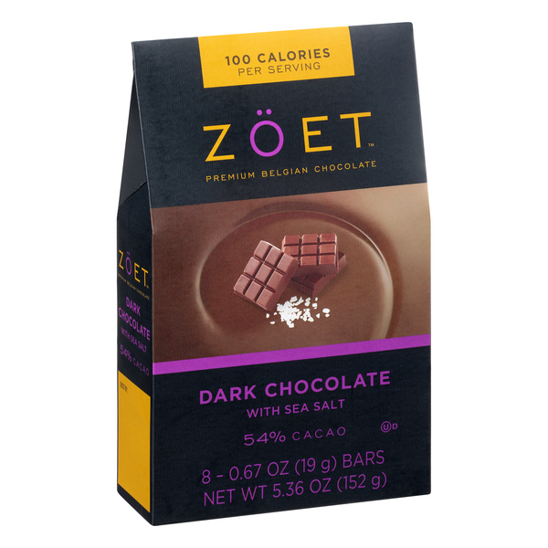 slide 1 of 1, Zöet Zoet Dark Chocolate With Sea Salt Bar, 5.36 oz