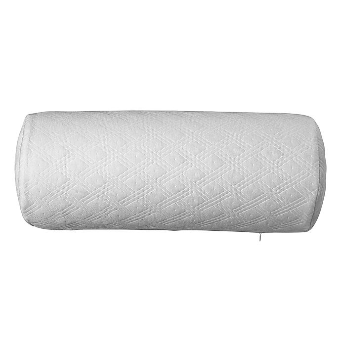 slide 1 of 7, Therapedic Neck Roll Pillow - White, 1 ct