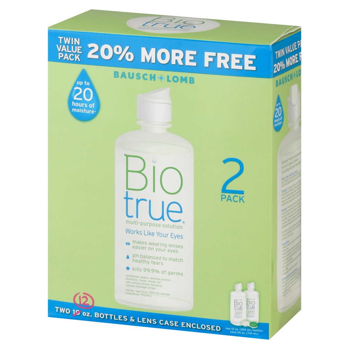 slide 8 of 12, Biotrue 2 Pack Multi-Purpose Solution 2 ea, 2 ct