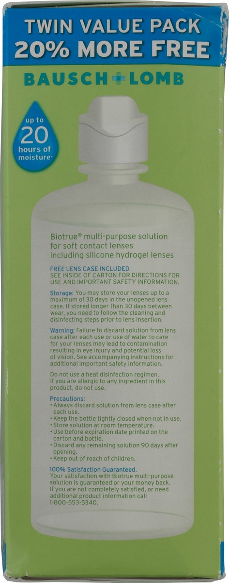 slide 10 of 12, Biotrue 2 Pack Multi-Purpose Solution 2 ea, 2 ct