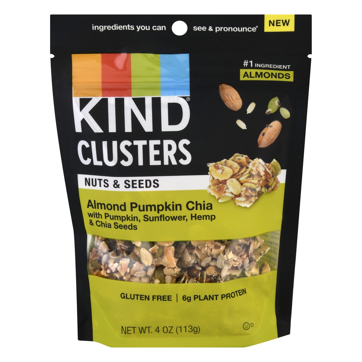 slide 3 of 13, KIND Almond Pumpkin Chia Nuts & Seeds Clusters 4 oz, 4 oz