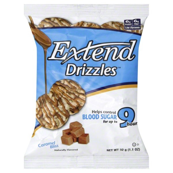 slide 1 of 1, Extend Drizzles Blood Sugar Control Caramel Bliss, 1.1 oz